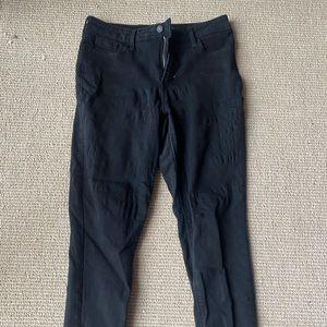 Black skinny jeans size 12 super high rise